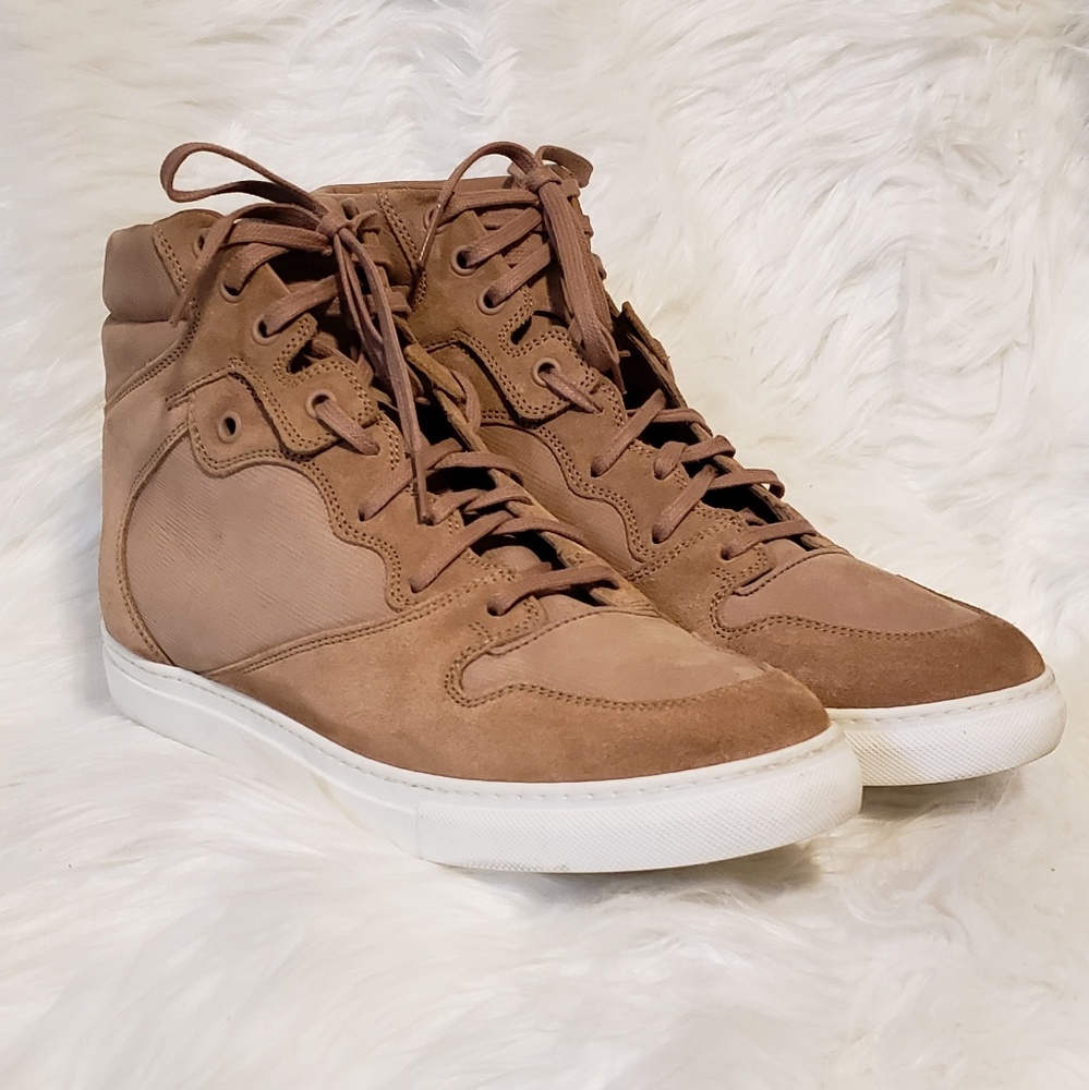 💥Balenciaga💯 Suede High-top Trainers Sz 42💥